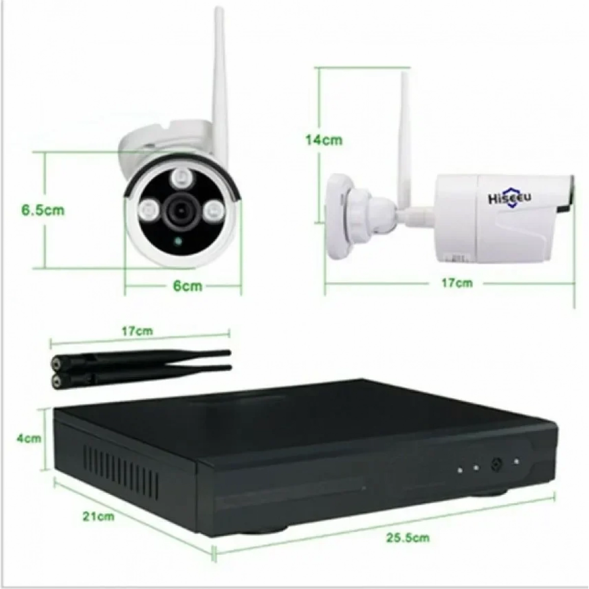 Ολοκληρωμένο Σύστημα CCTV Wi-Fi με 4 Ασύρματες Κάμερες-5G- 22194