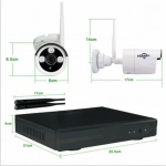 Ολοκληρωμένο Σύστημα CCTV Wi-Fi με 4 Ασύρματες Κάμερες-5G- 22194