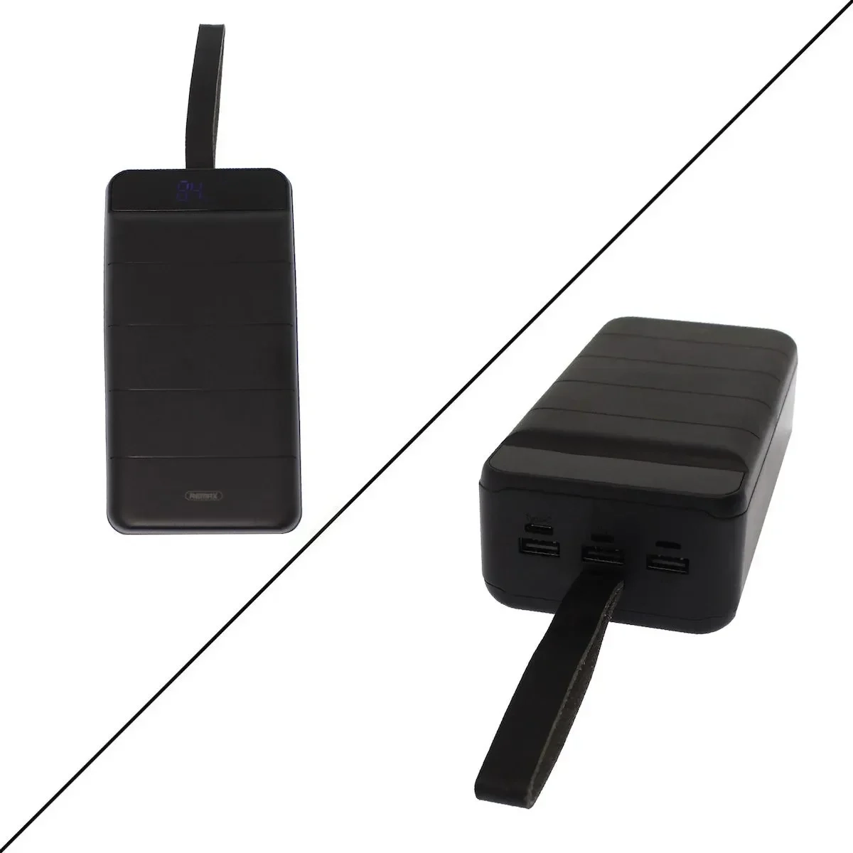 Remax Power Bank RPP-185 50000mAh Μαύρο