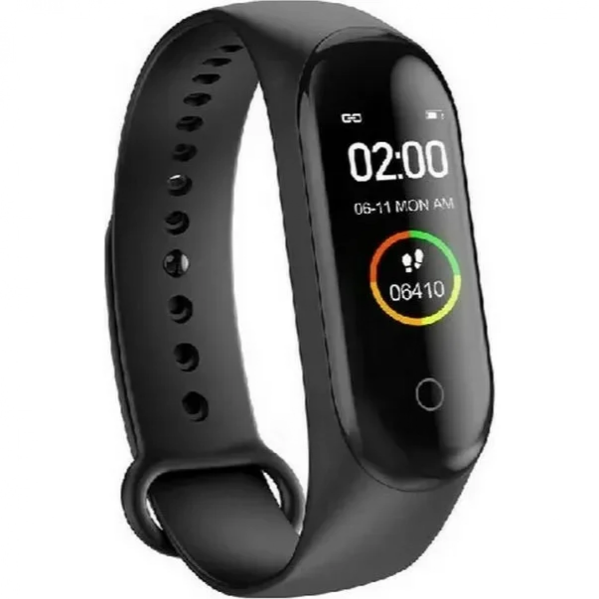 M4 Pro Activity Tracker με Παλμογράφο Μαύρο