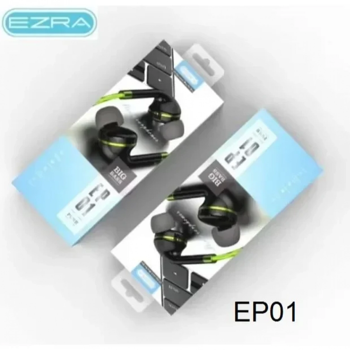 Ezra EP01 In-ear Handsfree με Βύσμα 3.5mm Μαύρο