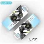 Ezra EP01 In-ear Handsfree με Βύσμα 3.5mm Μαύρο