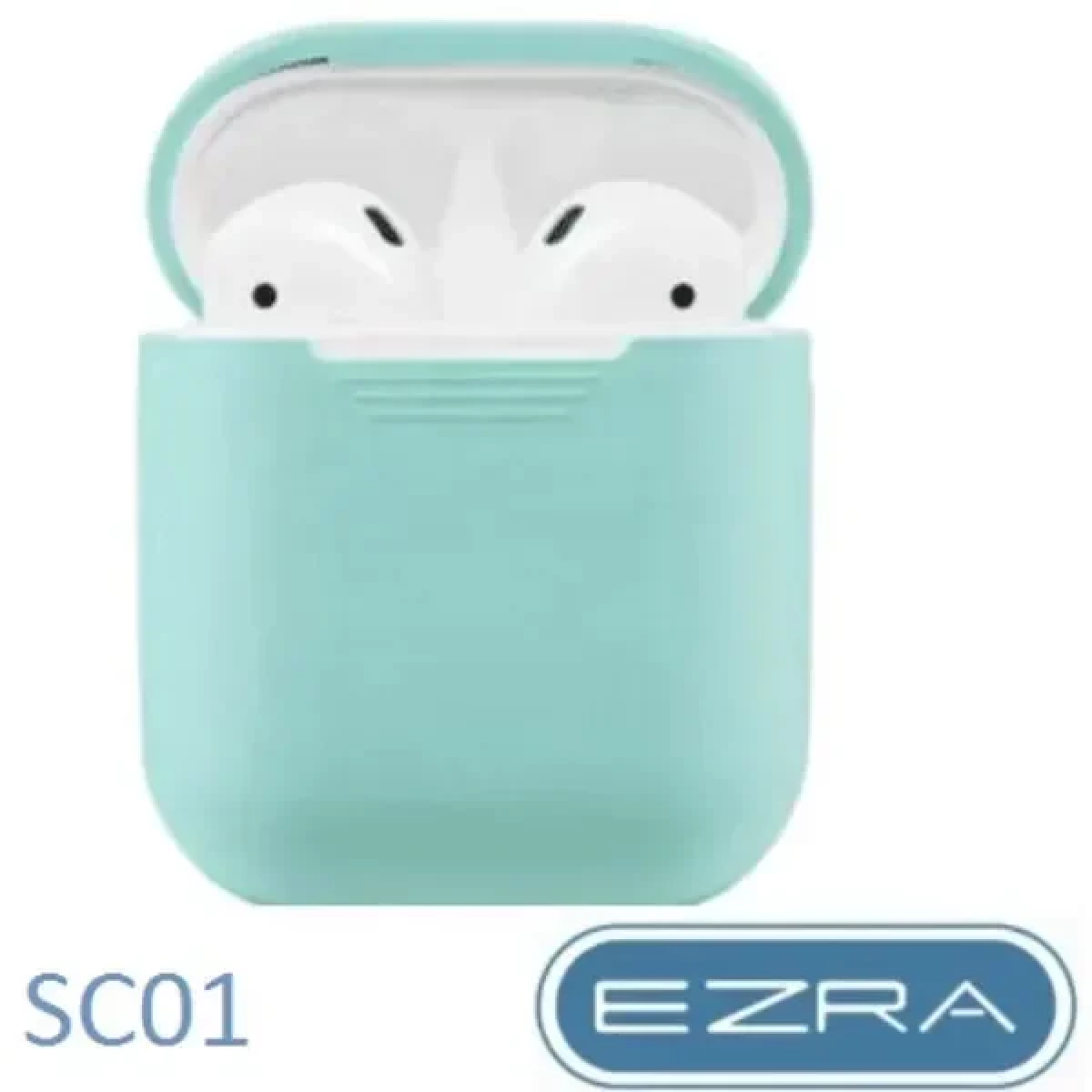 Θήκη Ασύρματων Ακουστικών Σιλικόνης EZRA SC01 LIGHT GREEN