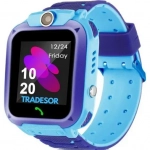 Παιδικό Smartwatch με GPS και Καουτσούκ/Πλαστικό Λουράκι Μπλε Q12 t0341112001030010/Blue