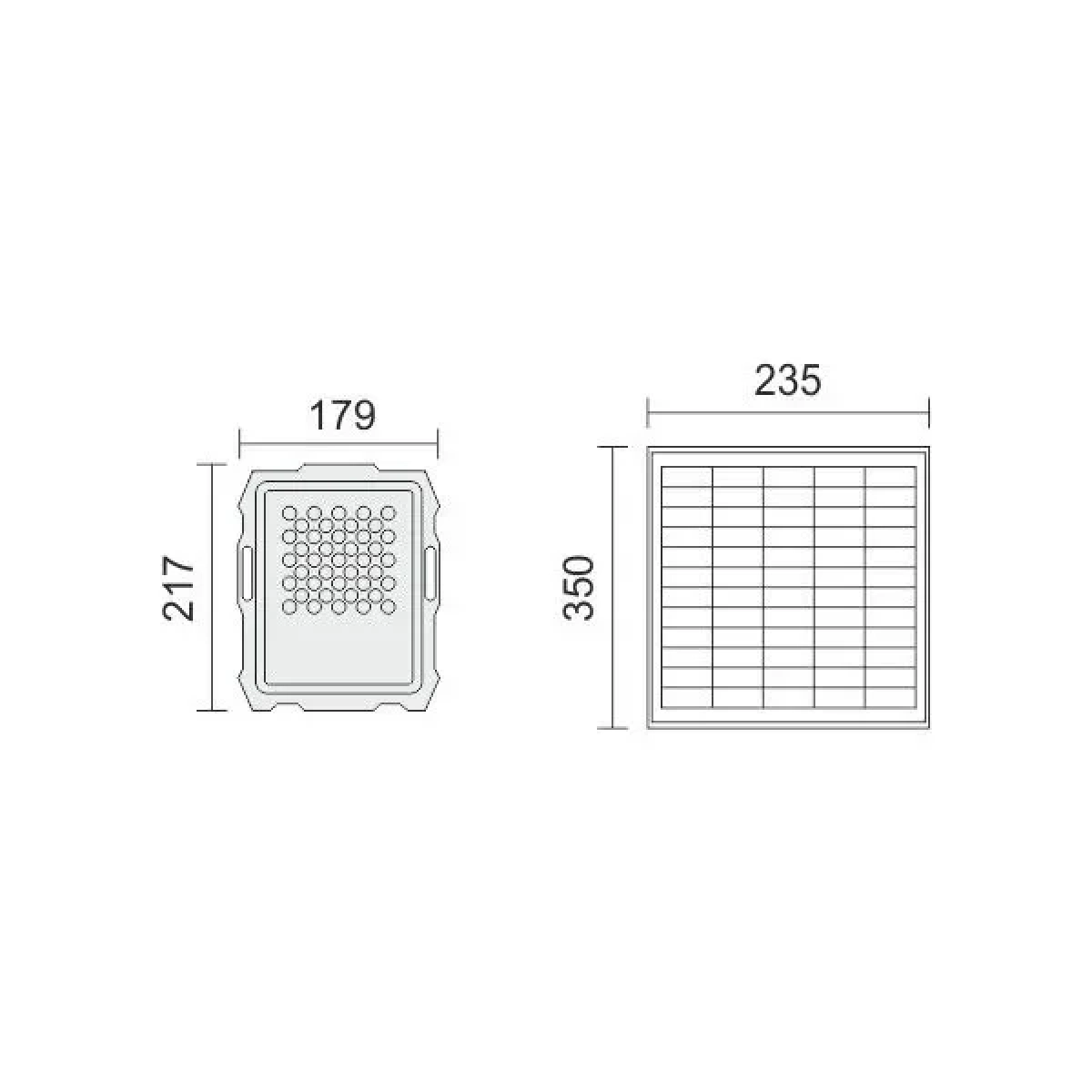 Ηλιακός Προβολέας 100W Led MJ-D901