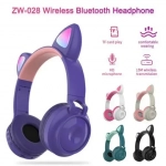 Ασύρματα Ακουστικά Bluetooth Cat Ears ZW028 - Πράσινο