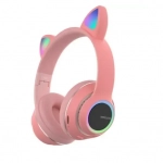 L450 Ασύρματα Ακουστικά Cat Ear Headphones – Ροζ