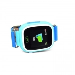 Παιδικό Smartwatch με GPS και Καουτσούκ/Πλαστικό Λουράκι Μπλε Q90