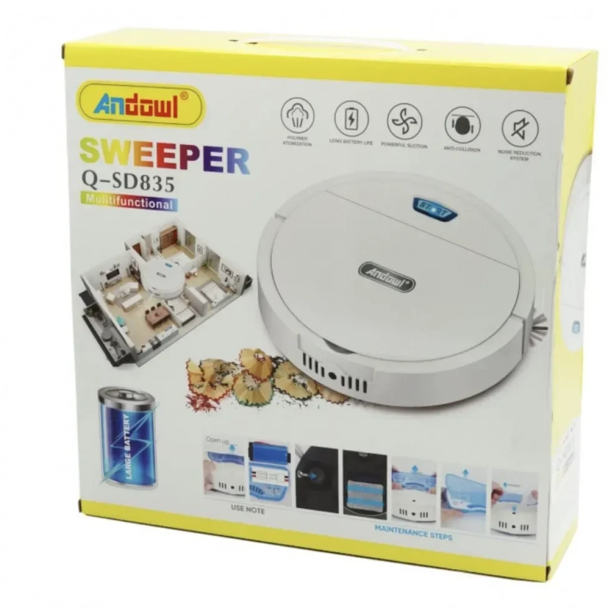 ΕΞΥΠΝΟ ΣΚΟΥΠΑΚΙ ROBOT ANDOWL AN-Q-SD835