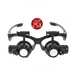Μεγεθυντικός φακός κεφαλής 10-25x No. 9892G
