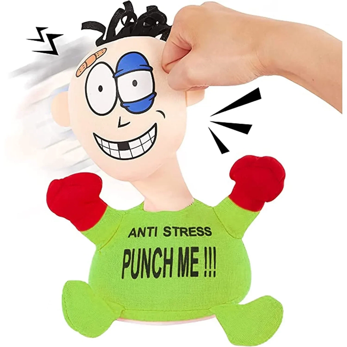 Κούκλα Anti-Stress Punch Me Πράσινη - Image 2