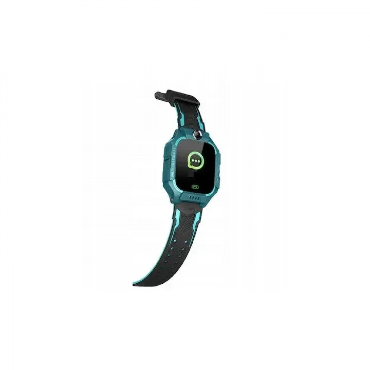 Παιδικό Smartwatch με GPS και Καουτσούκ/Πλαστικό Λουράκι Πράσινο Q19