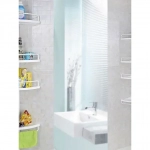 Εταζέρα Μπάνιου με 4 Ράφια 85 -305 cm Songmics BCB001A