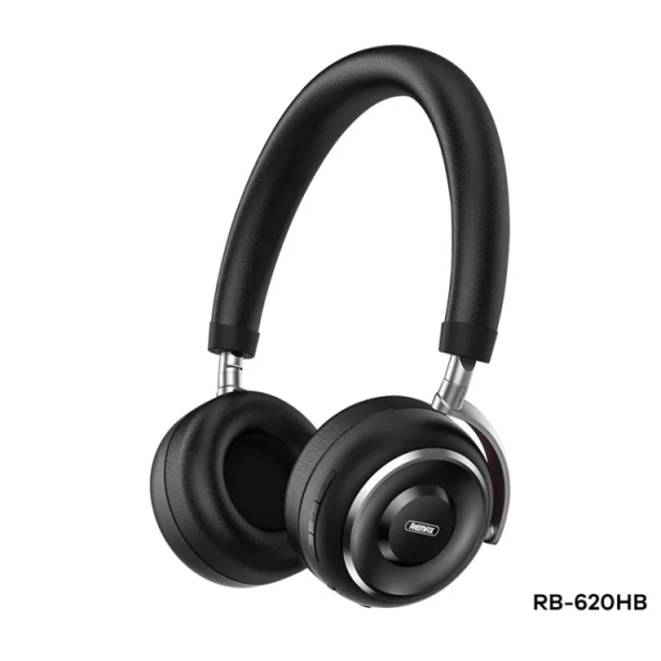 REMAX RB-620HB Bluetooth 5.0 Metal Wireless Bluetooth Headset(Black)