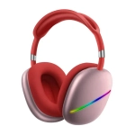 AKZ MAX10 Head-mounted Bluetooth Headset Glowing Bluetooth Stereo Sports Mobile Phone Wireless Headset - Κόκκινο
