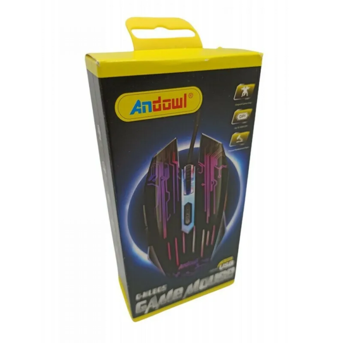Andowl Q-MU805 RGB Gaming Ποντίκι Μαύρο