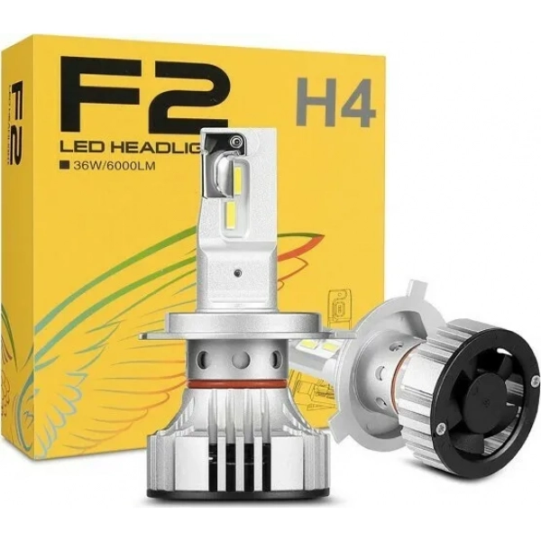 Λάμπες LED Αυτοκινήτου LED 36W / 6000Lm Safego F2 H4-2 τμχ
