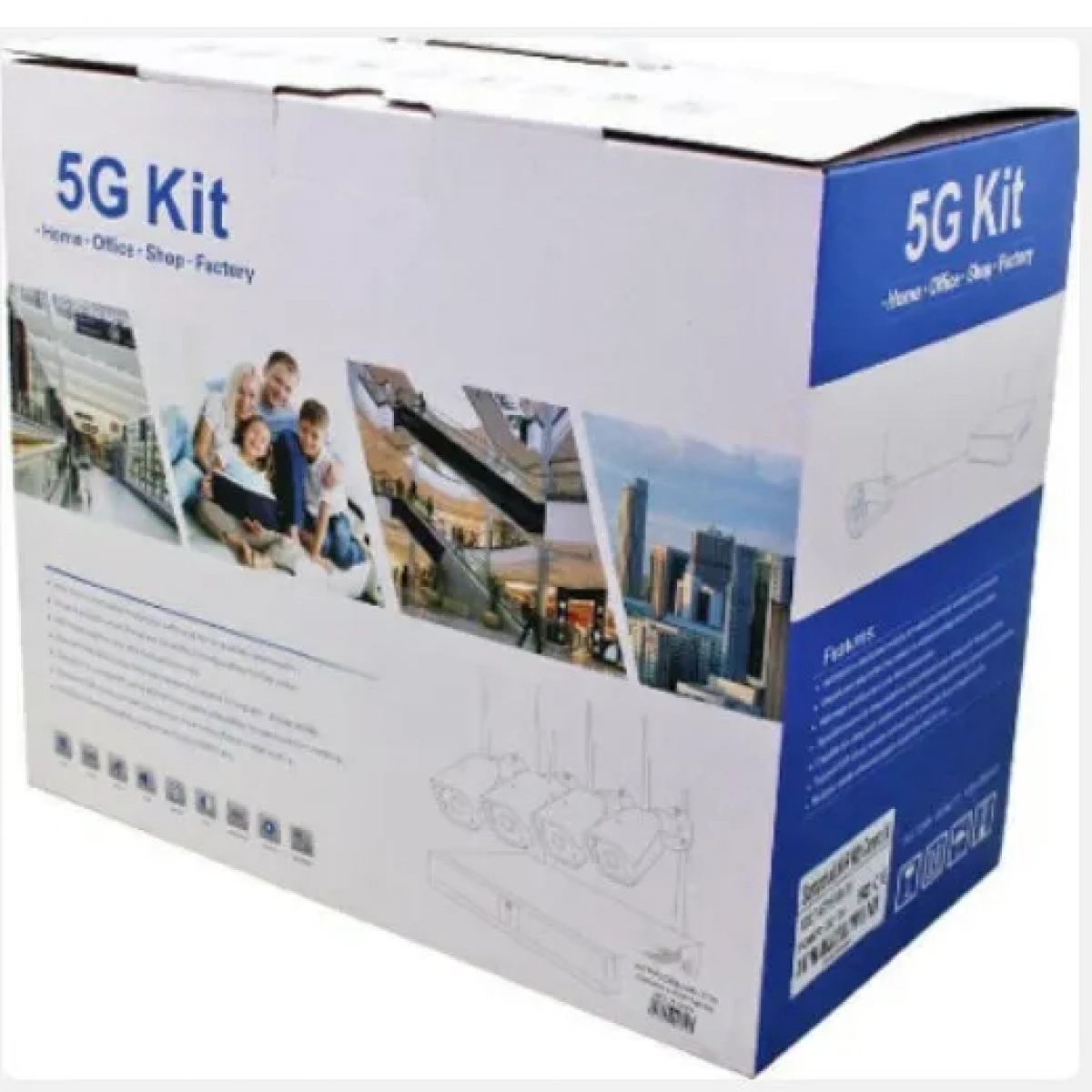Ολοκληρωμένο Σύστημα CCTV Kit Wi-Fi με 4 Ασύρματες Κάμερες 39405