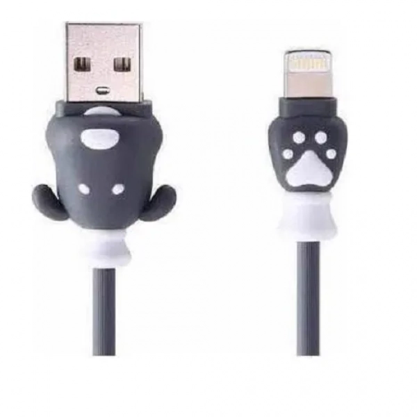 Remax Regular USB to Lightning Cable Γκρι 1m (Fortune)