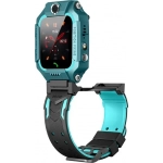 Παιδικό Smartwatch με Καουτσούκ/Πλαστικό Λουράκι Τιρκουάζ Q19 Flip 9102120005 - Image 2
