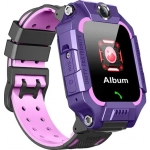 Παιδικό Smartwatch με Καουτσούκ/Πλαστικό Λουράκι Μωβ Q19 Flip 9102120006 - Image 2