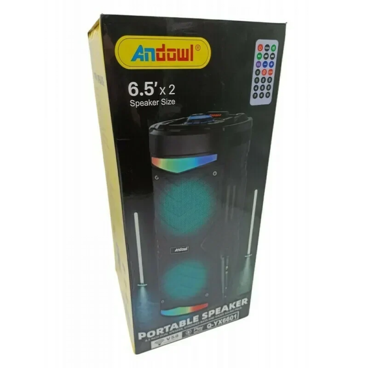 Andowl Ηχείο με λειτουργία Karaoke Q-YX6601 - Image 2