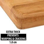 Επιφάνεια Κοπής από Μπαμπού Μπεζ 30x40cm WCB-L-1802