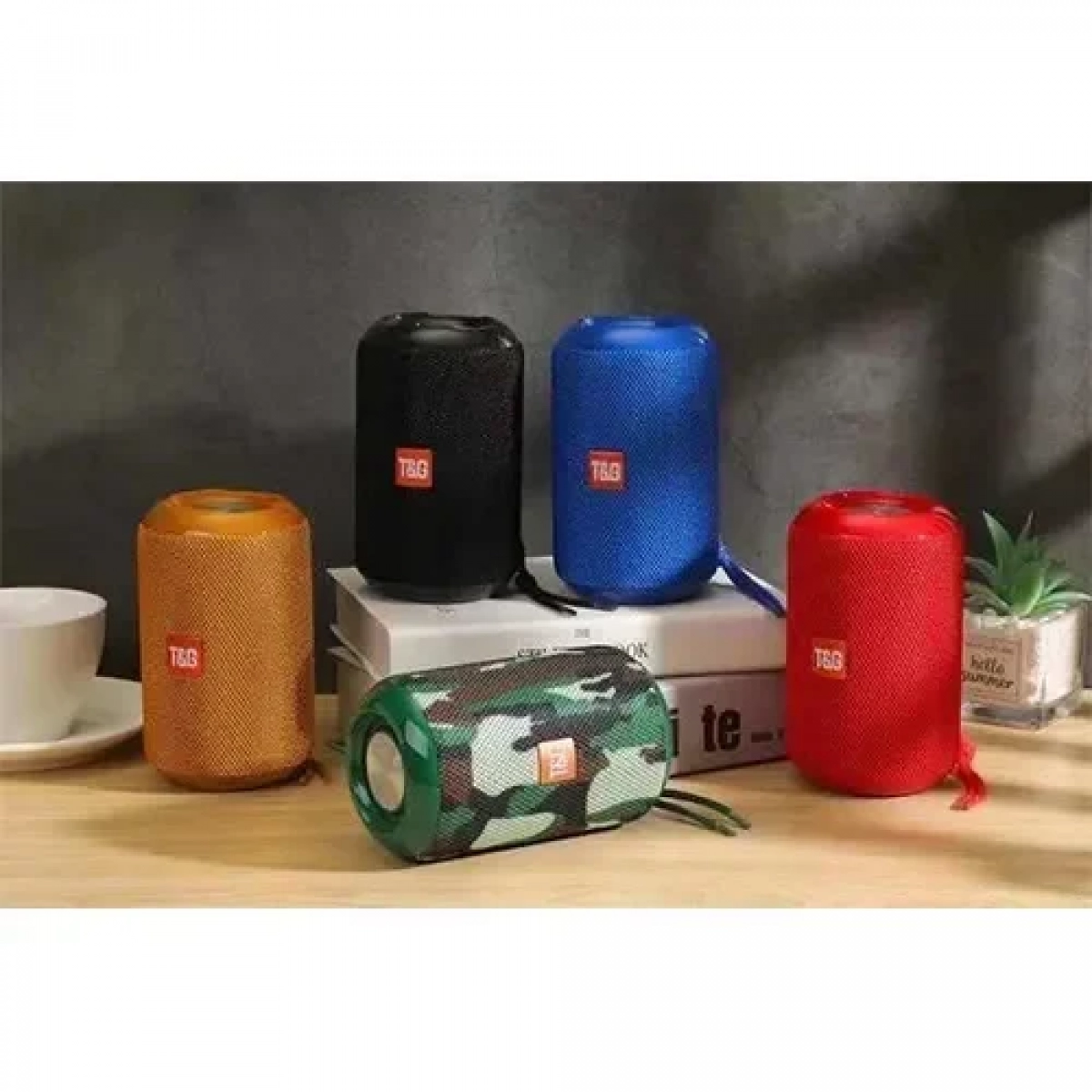 T&G TG-264 Ηχείο Bluetooth 5W με 3 ώρες Λειτουργίας Πορτοκαλί