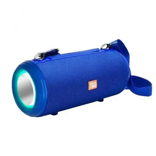 T&G TG537 Αδιάβροχο Ηχείο Bluetooth 10W με Ραδιόφωνο και 2 ώρες Λειτουργίας Blue