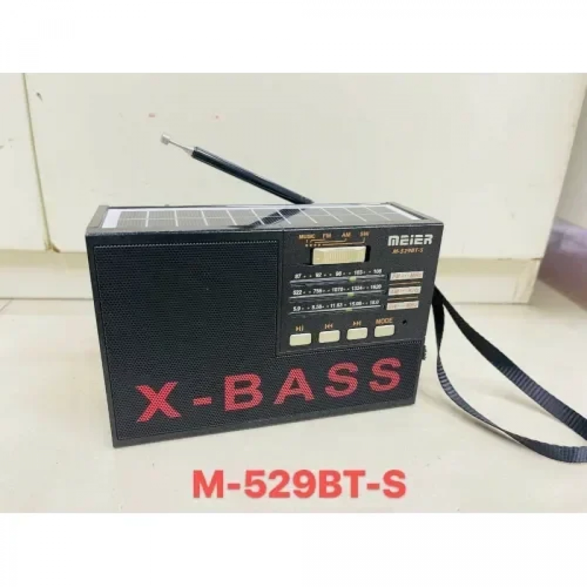Waxiba M-529BT Retro Φορητό Ραδιόφωνο Επαναφορτιζόμενο με USB Καφέ - Image 2