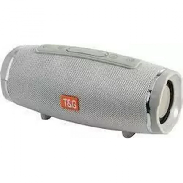 T&G TG-192 Ηχείο Bluetooth 20W με Ραδιόφωνο Silver