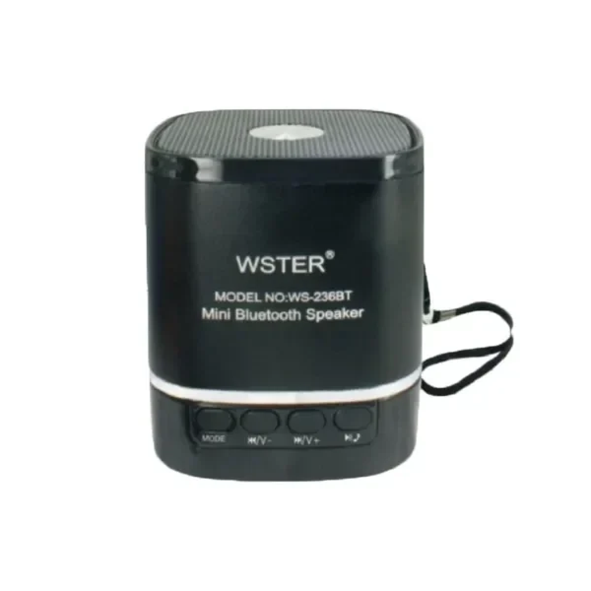 WSTER WS-236 Ηχείο Bluetooth 3W με Ραδιόφωνο Black