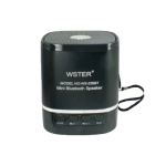 WSTER WS-236 Ηχείο Bluetooth 3W με Ραδιόφωνο Black