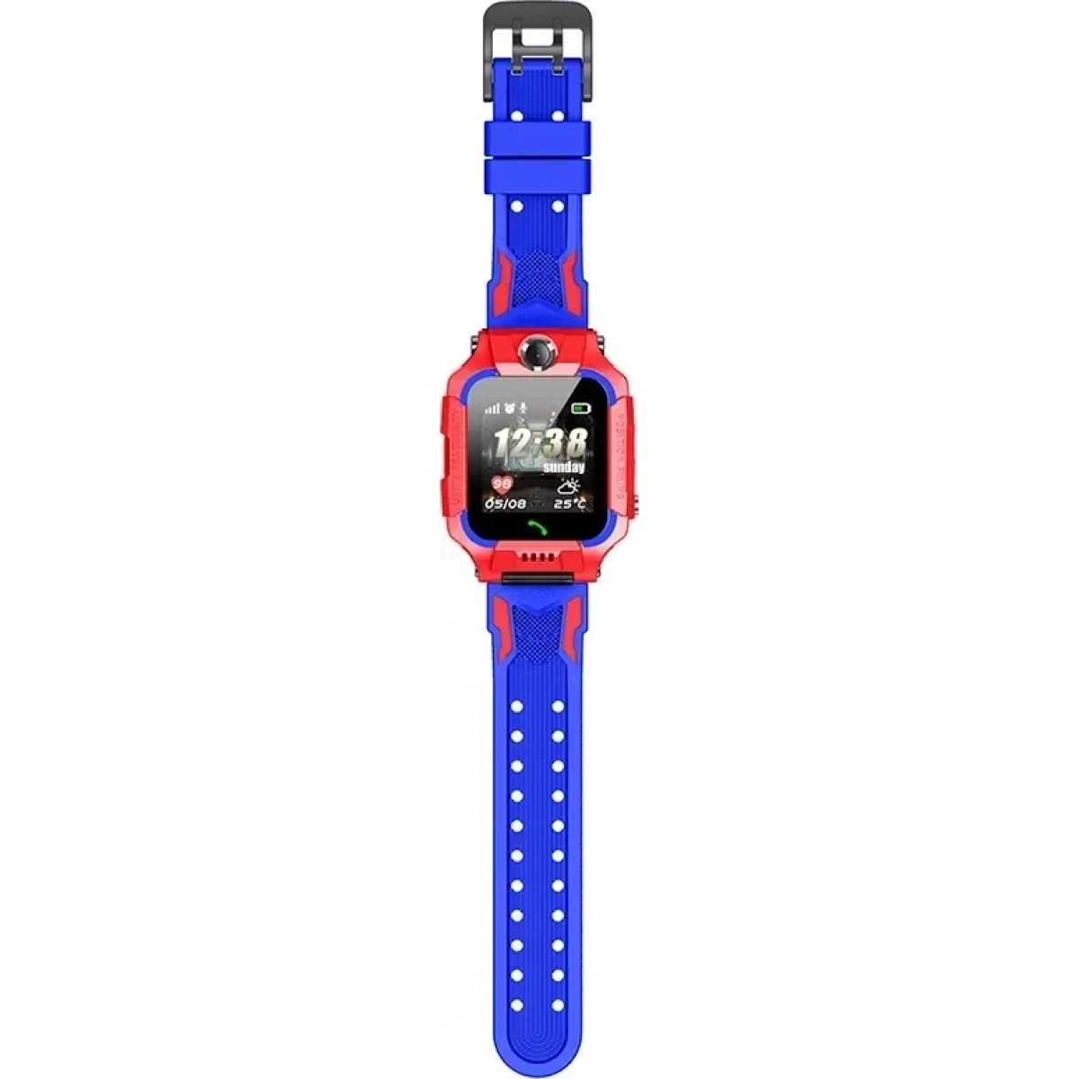 Παιδικό Smartwatch με GPS και Καουτσούκ/Πλαστικό Λουράκι Κόκκινο Q19 Flip 9102120007 - Image 5
