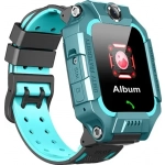 Παιδικό Smartwatch με Καουτσούκ/Πλαστικό Λουράκι Τιρκουάζ Q19 Flip 9102120005 - Image 6
