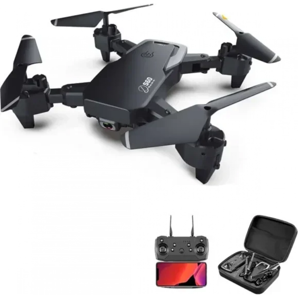 S60 Drone 4K HD Wide Angle Dual Camera WiFi FPV RC Foldable Pro Quadcopter - Image 6