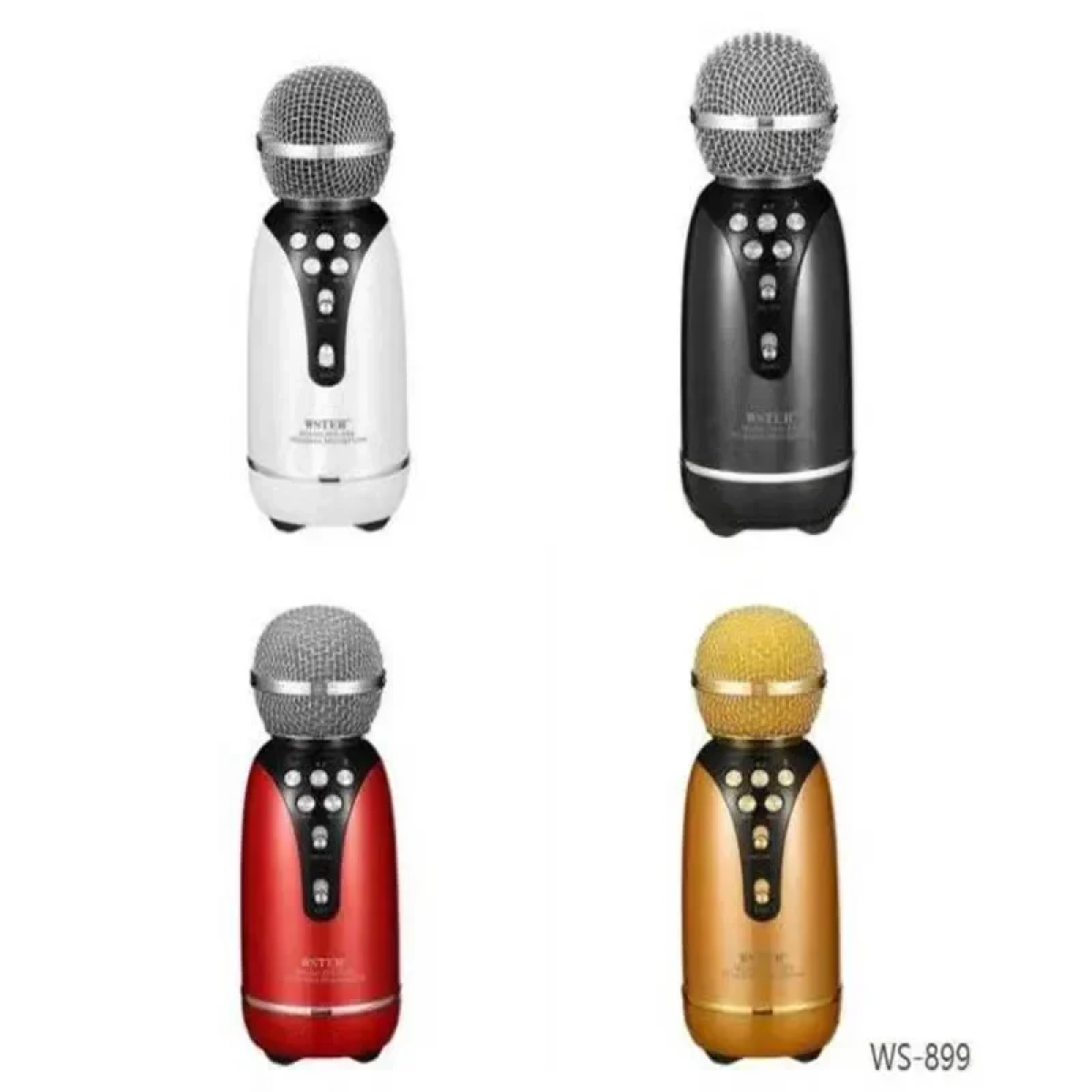 WSTER Ασύρματο Μικρόφωνο Karaoke WS-899 σε Κόκκινο Χρώμα - Image 2