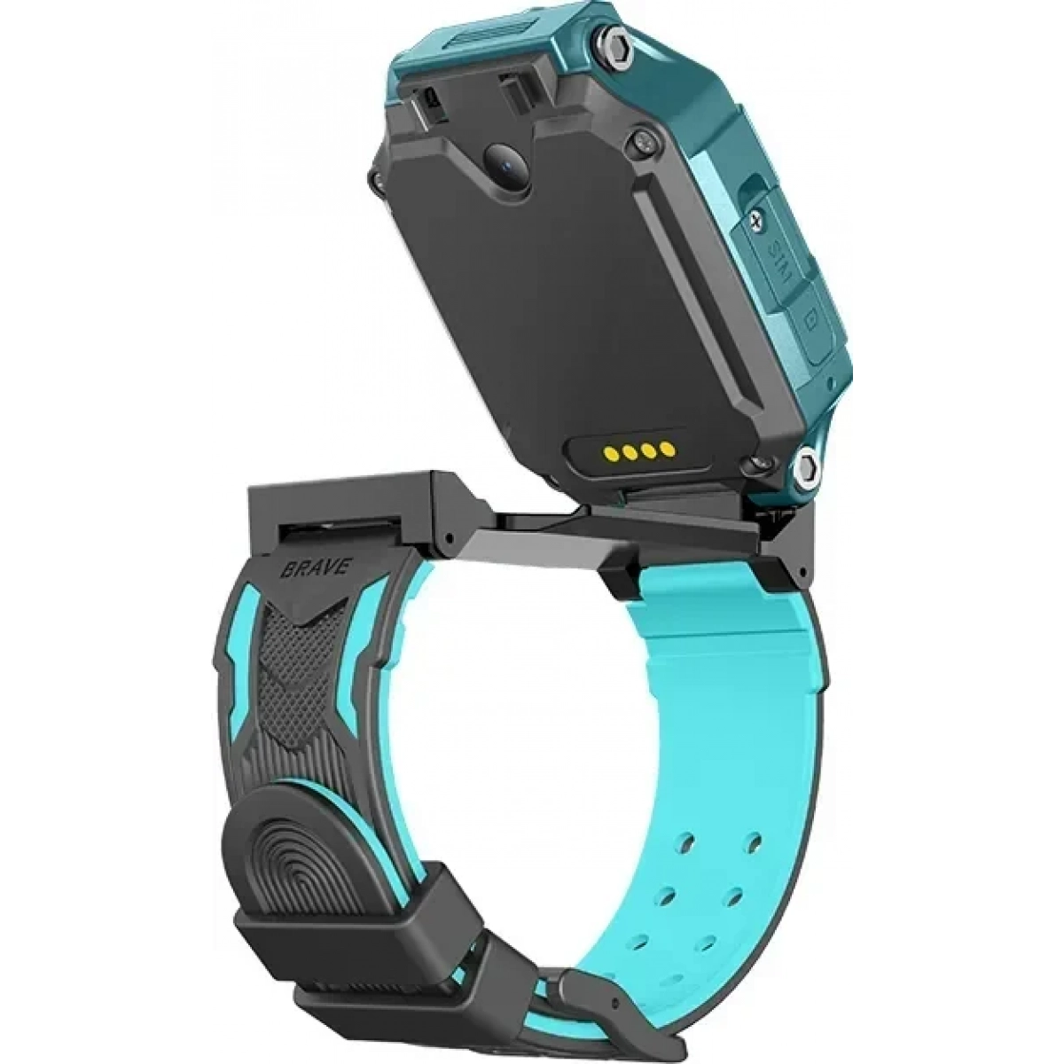 Παιδικό Smartwatch με Καουτσούκ/Πλαστικό Λουράκι Τιρκουάζ Q19 Flip 9102120005 - Image 7