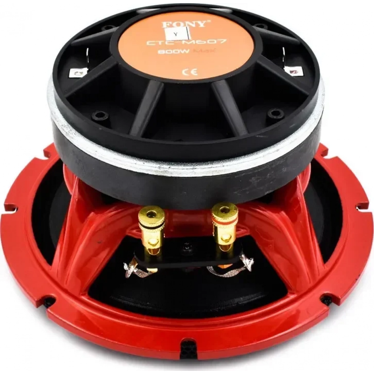 Ηχείο Αυτοκινήτου 800W 165x100mm Fony CTC-M607 - Κόκκινο - Image 4