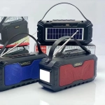 Kimiso KMS-131 Ηχείο Bluetooth 20W με Ραδιόφωνο Red