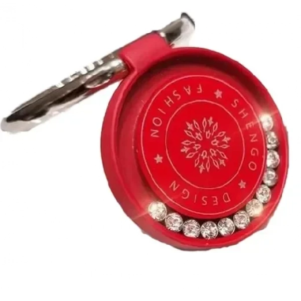 OEM Ring Holder With Faux Diamonds Red