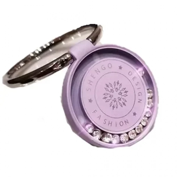 OEM Ring Holder With Faux Diamonds purple