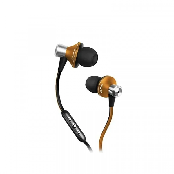 Awei ES-850hi In-ear Handsfree με Βύσμα 3.5mm Χρυσό