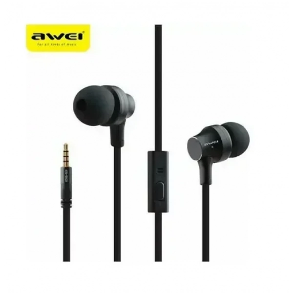 Awei ES910i In-ear Handsfree με Βύσμα 3.5mm Μαύρο
