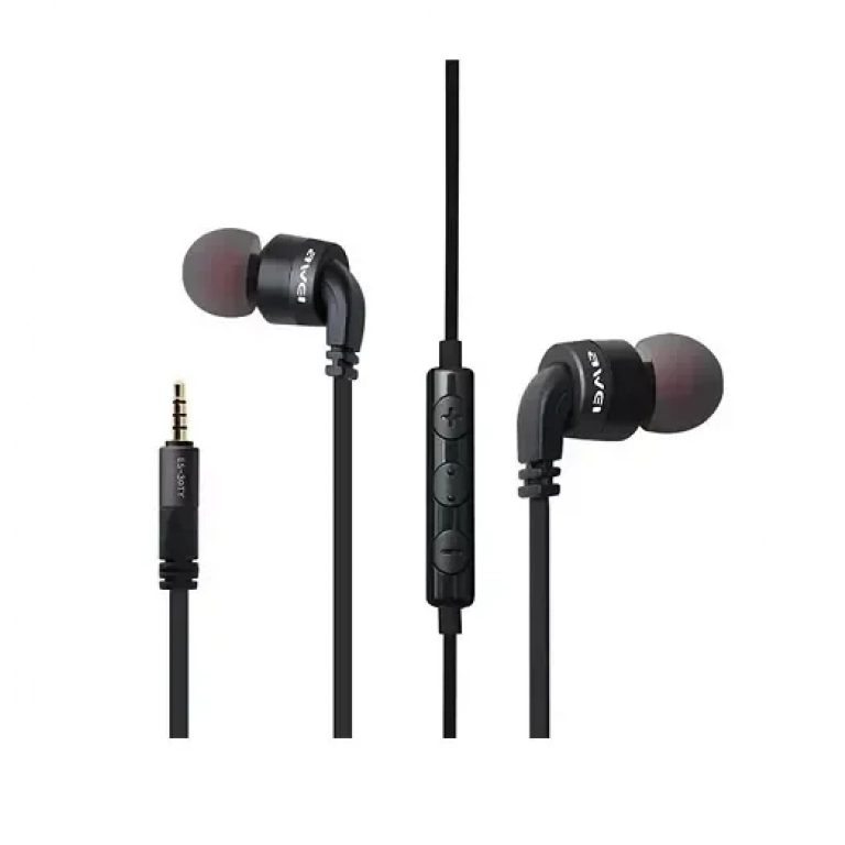 Awei ES-30TY In-ear Handsfree με Βύσμα 3.5mm Μαύρο
