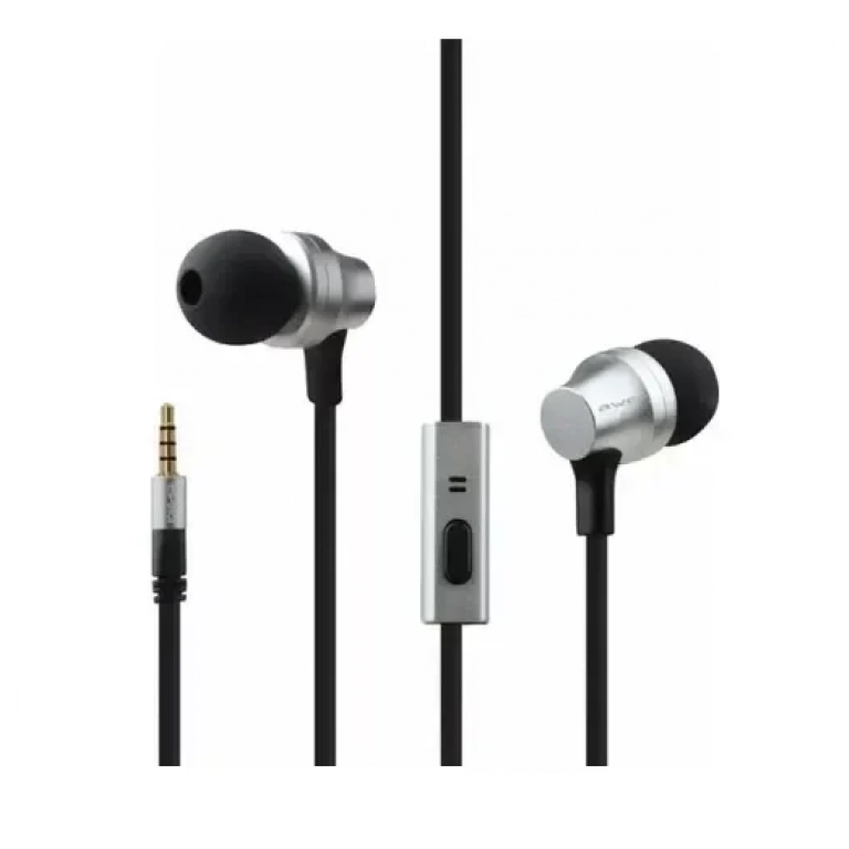 Awei ES910i In-ear Handsfree με Βύσμα 3.5mm Ασημί
