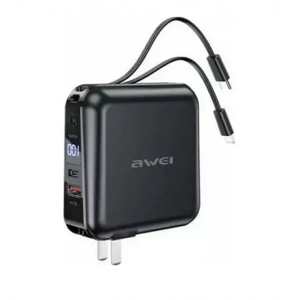 Awei P48K 15000mAh Μαύρο