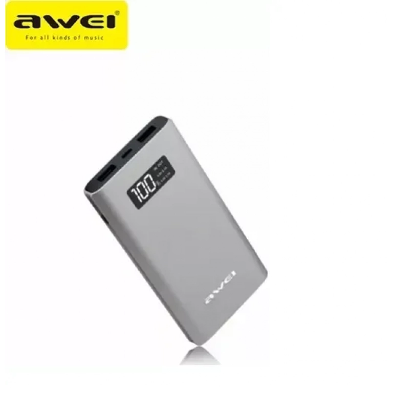 Awei P60K 10000mAh Γκρι