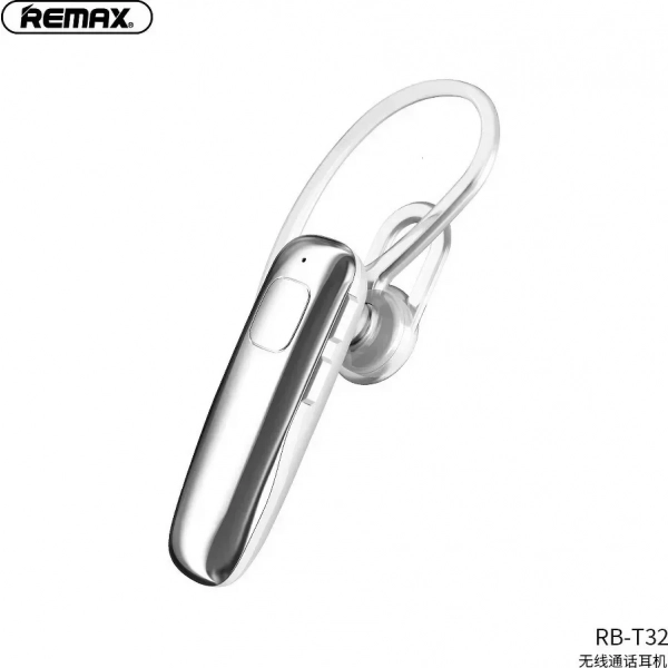 Remax RB-T32 In-ear Bluetooth Handsfree Ασημί