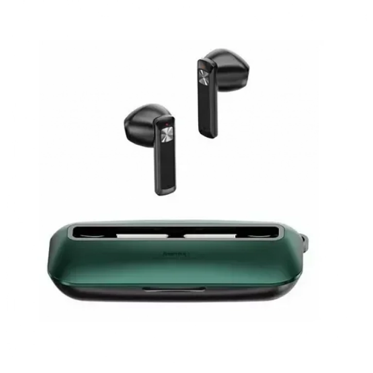 Remax TWS-28 Earbud Bluetooth Handsfree Πράσινο